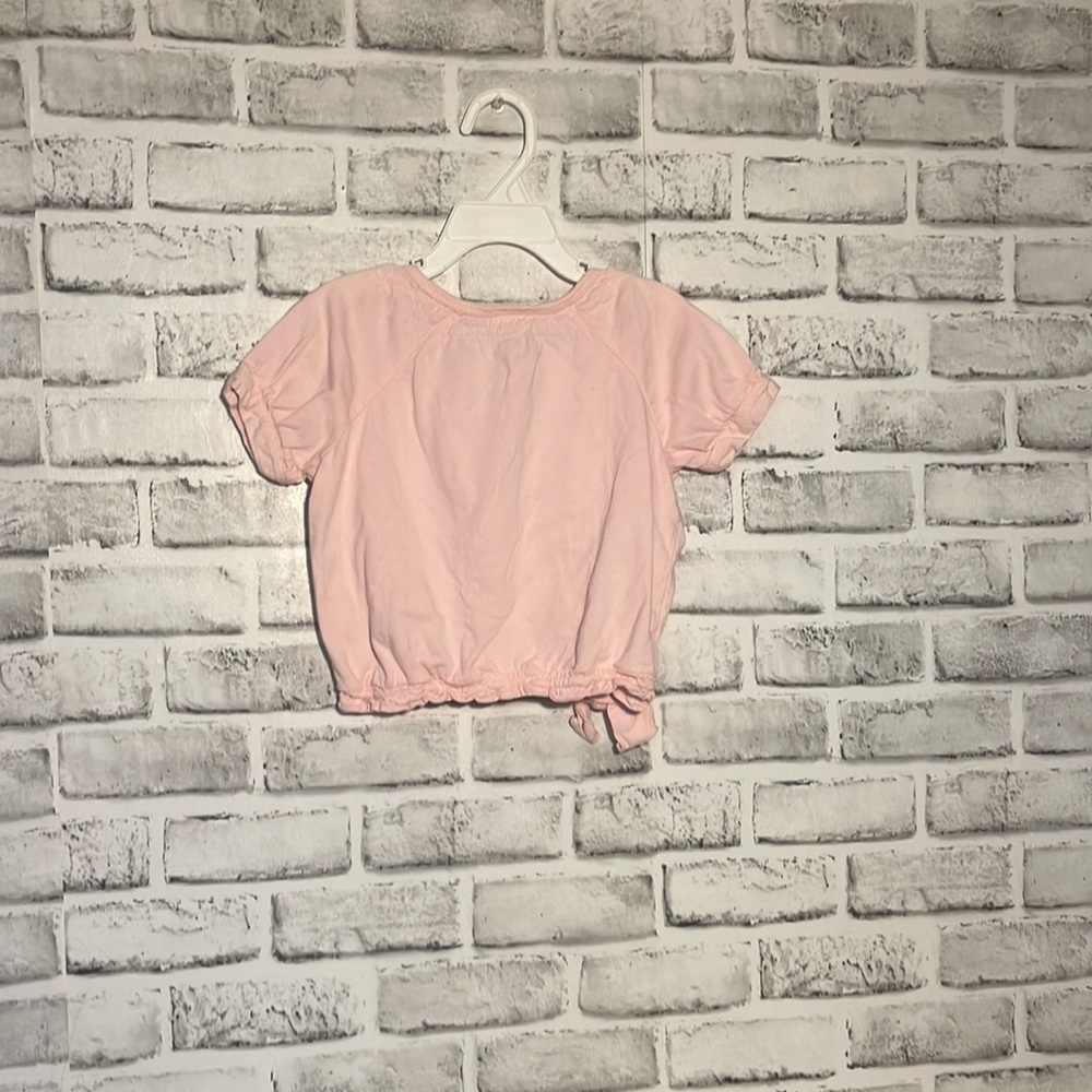 Toddlers pink embroidered tee​​​​​​​​​​​ - Picture 3 of 3
